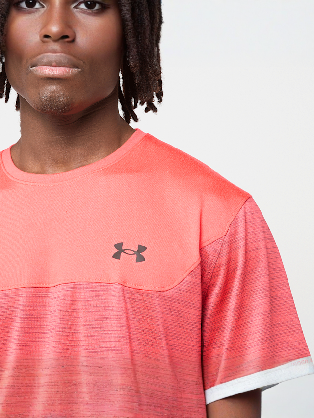 Under Armour, Tech Utility Shortsleeve, rood, Afbeelding 3 van 7