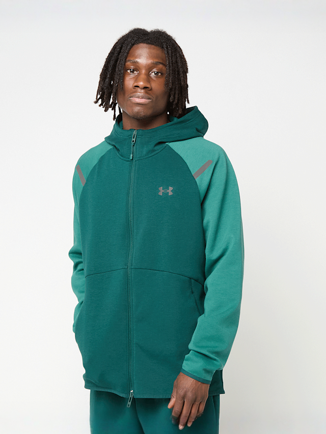 Under Armour, UA UNSTOPPABLE FLC FZ HD EU arden green/rack green/black, Undefined Color, Afbeelding 1 van 4