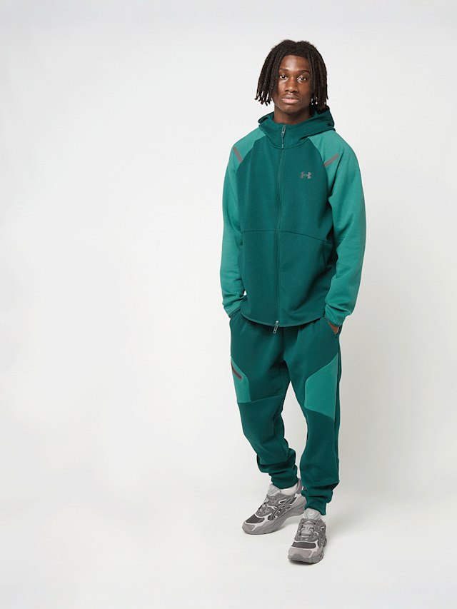 Under Armour, UA UNSTOPPABLE FLC FZ HD EU arden green/rack green/black, Undefined Color, Afbeelding 4 van 4