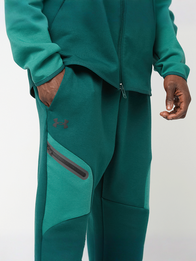 Under Armour, Unstoppable Fleece Jogger, groen, Afbeelding 3 van 4