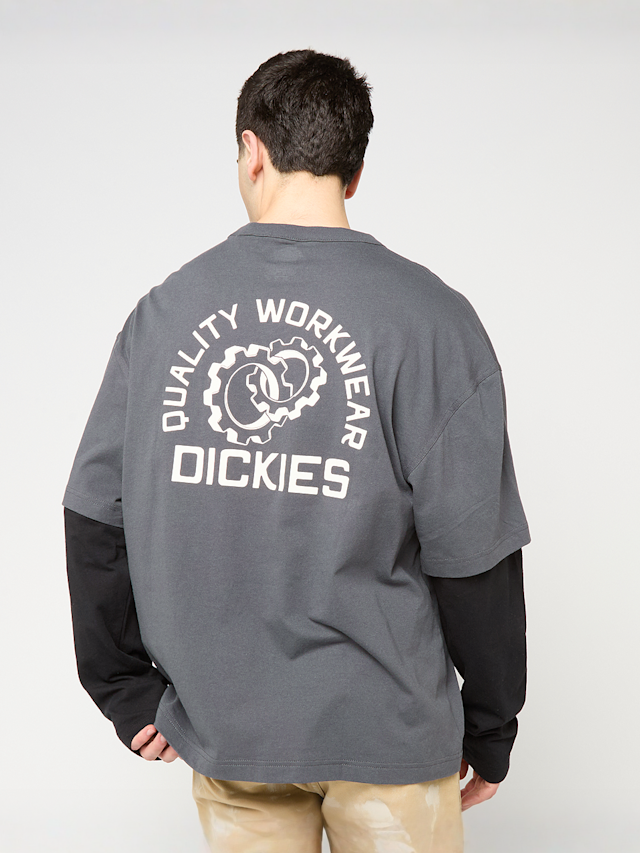 Dickies, Payson 2fer Tee, black, Image 1 of 5