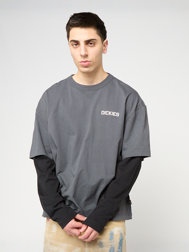 Dickies, Payson 2fer Tee, black, Image 2 of 5