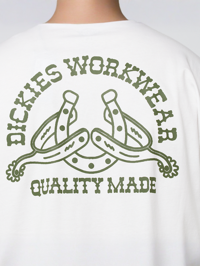 Dickies, Bettsville Shortsleeve Tee, white, Image 3 of 5