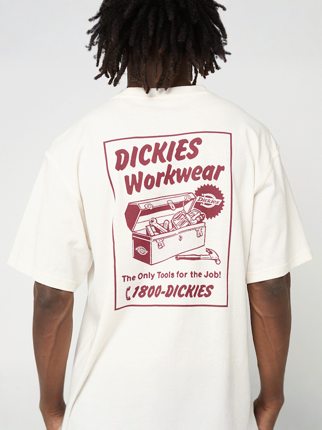 Dickies, Dry Ridge Shortsleeve Tee, beige, Afbeelding 4 van 5