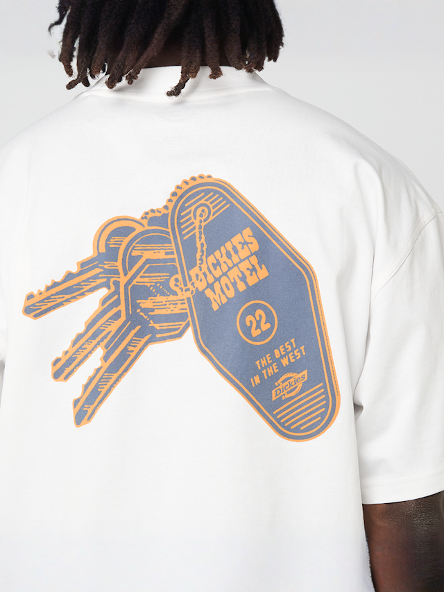 Dickies, Plain City Short Sleeve Tee, white, Image 3 of 5