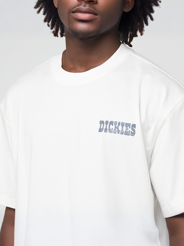 Dickies, Plain City Short Sleeve Tee, white, Image 4 of 5