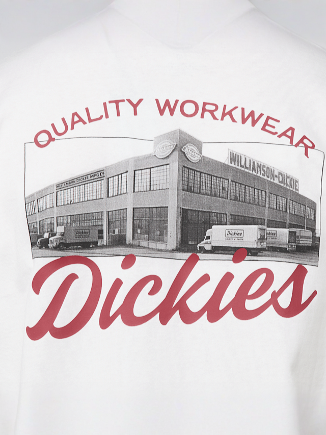 Dickies, Wellsville Shortsleeve Tee, white, Image 3 of 5
