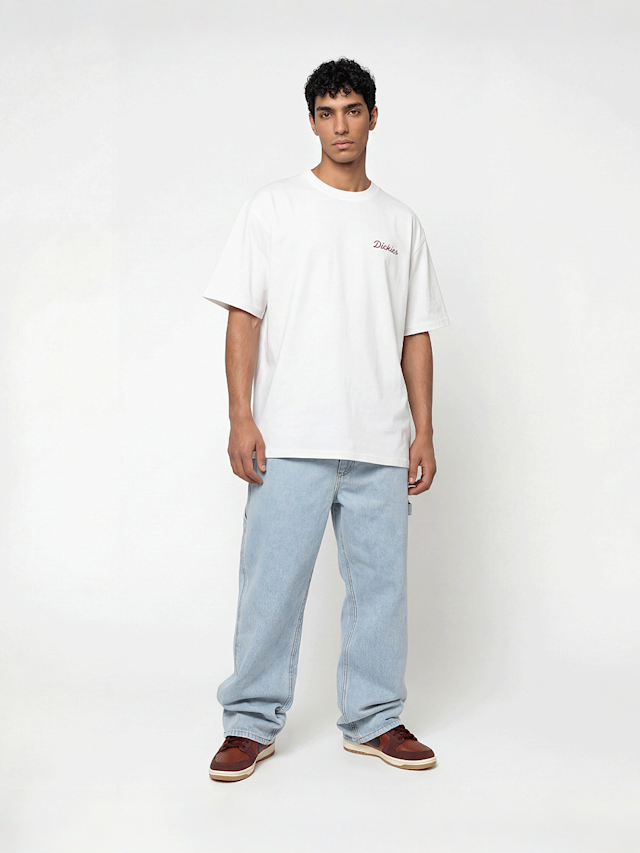 Dickies, Wellsville Shortsleeve Tee, white, Image 5 of 5