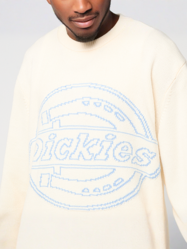Dickies, Union Jacquard Sweater, beige, Image 3 of 4