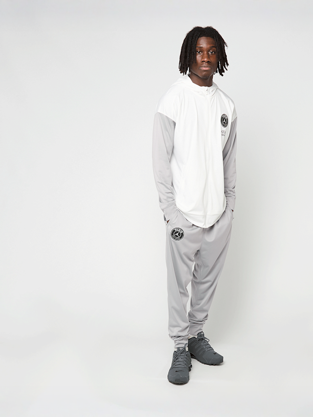 Jordan, Dri-FIT Strike Hooded Tracksuit KSE5, white, Image 1 of 8
