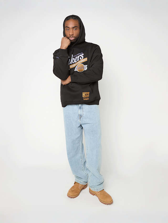 Mitchell & Ness, NBA L.A. Lakers Paradiso Oversied Hoody, black, Image 5 of 5