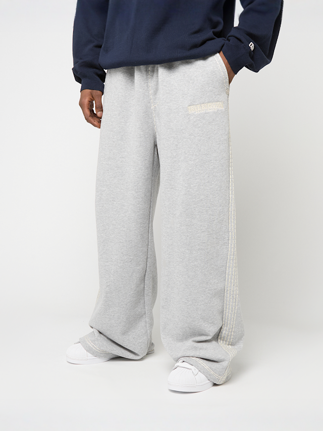True Religion, Taped Super T Baggy Sweats, grey, Image 1 of 7
