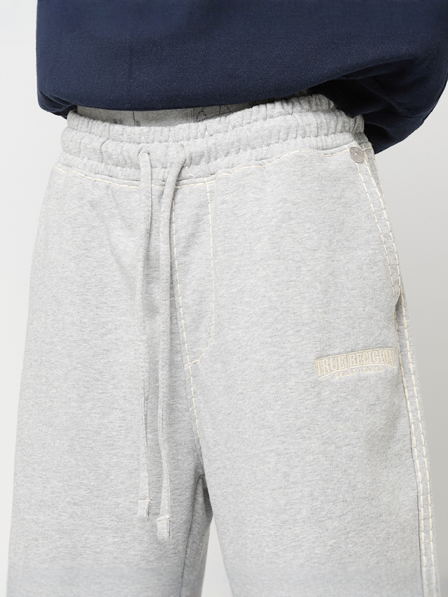 True Religion, Taped Super T Baggy Sweats, grey, Image 3 of 7