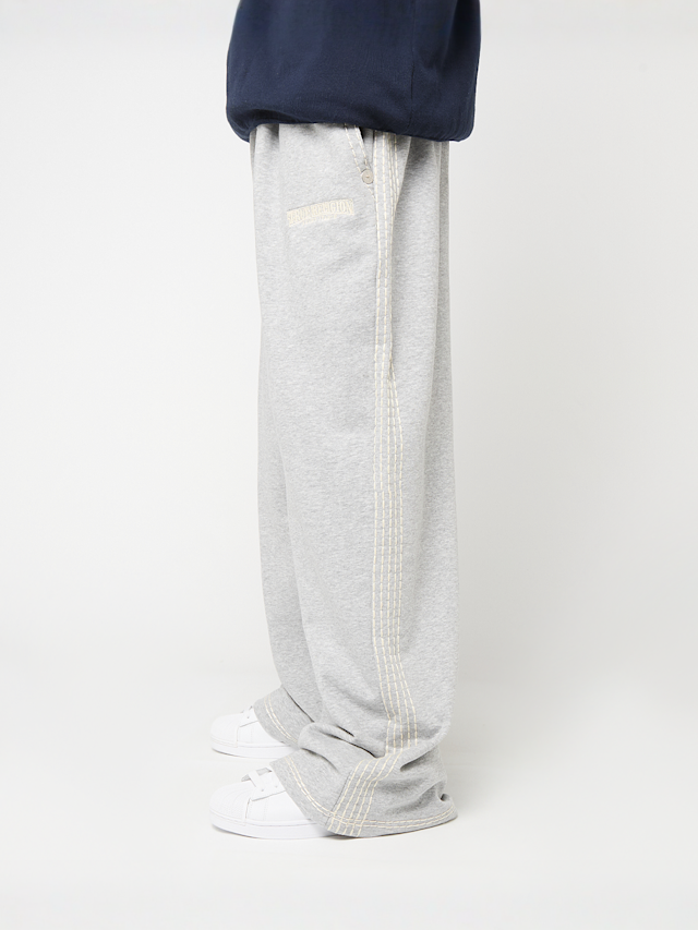 True Religion, Taped Super T Baggy Sweats, grey, Image 5 of 7
