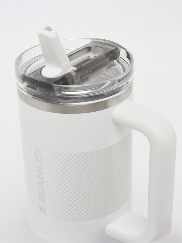 Stanley, The Quencher ProTour Flip Straw Tumbler 1.18L violet blossom, white, Image 3 of 3