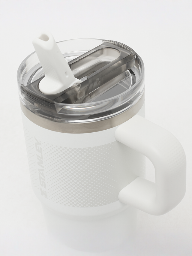 Stanley, The Quencher ProTour Flip Straw Tumbler | 0,6L, wit, Afbeelding 3 van 3