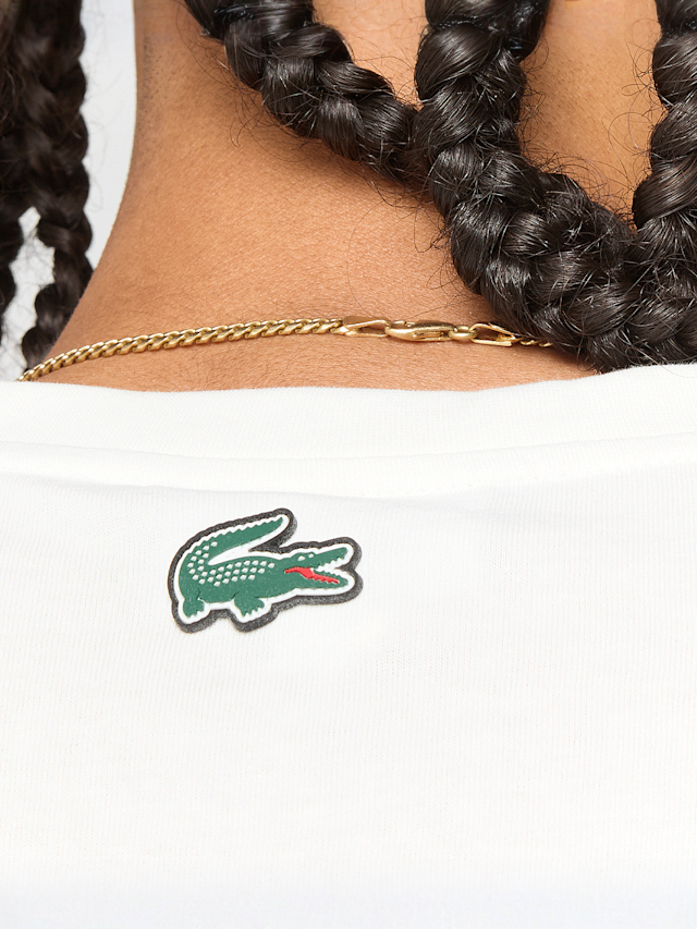 Lacoste, TEE-SHIRT graphite sombre/black, white, Image 4 of 5
