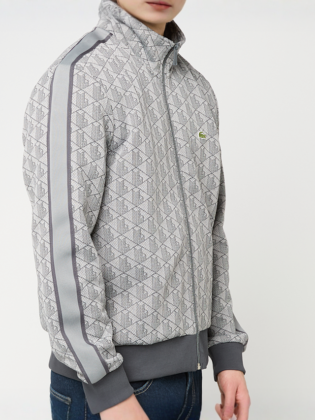 Lacoste, SWEATSHIRT croissant/cookie-port, grey, Image 5 of 6