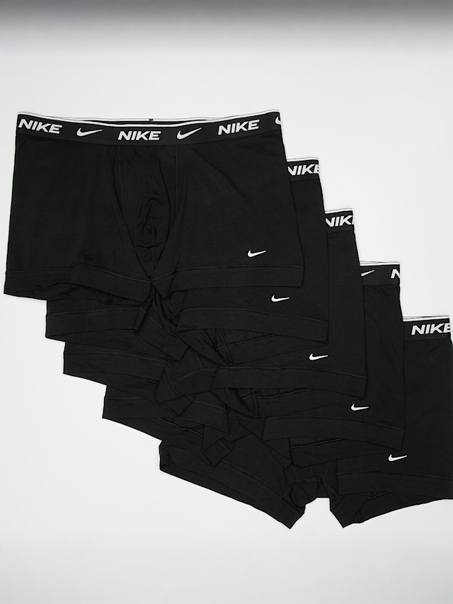 Nike, 5 PACK - Essential Cotton Stretch Trunk, black, Image 1 of 2