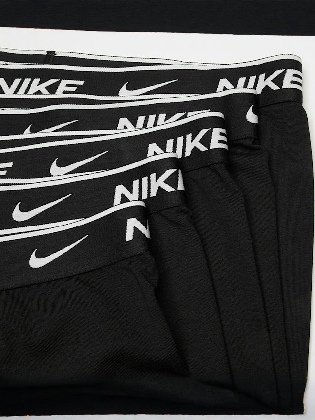 Nike, 5 PACK - Essential Cotton Stretch Trunk, black, Image 2 of 2