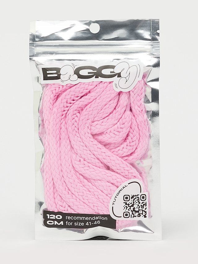 BAGGY, Cord Laces 120cm, lichtroze, Afbeelding 1 van 2