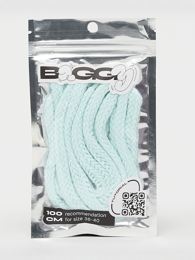 BAGGY, Cord Laces 100cm, blue, Image 1 of 2