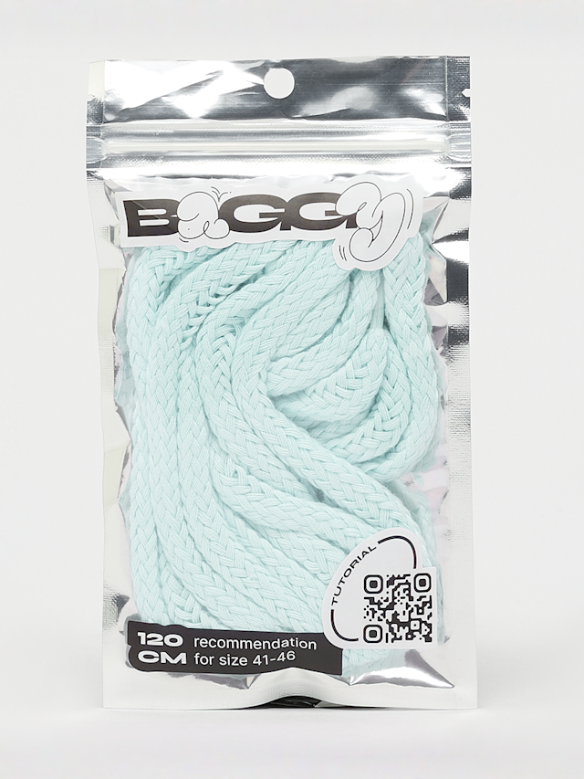 BAGGY, Cord Laces 120cm, blue, Image 1 of 2