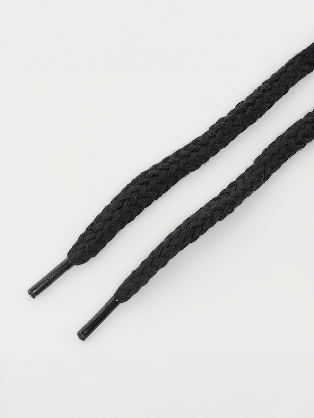 BAGGY, Cord Laces 100cm, black, Image 2 of 2