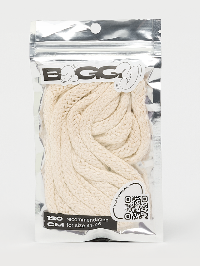 BAGGY, Cord Laces 120cm, beige, Image 1 of 2