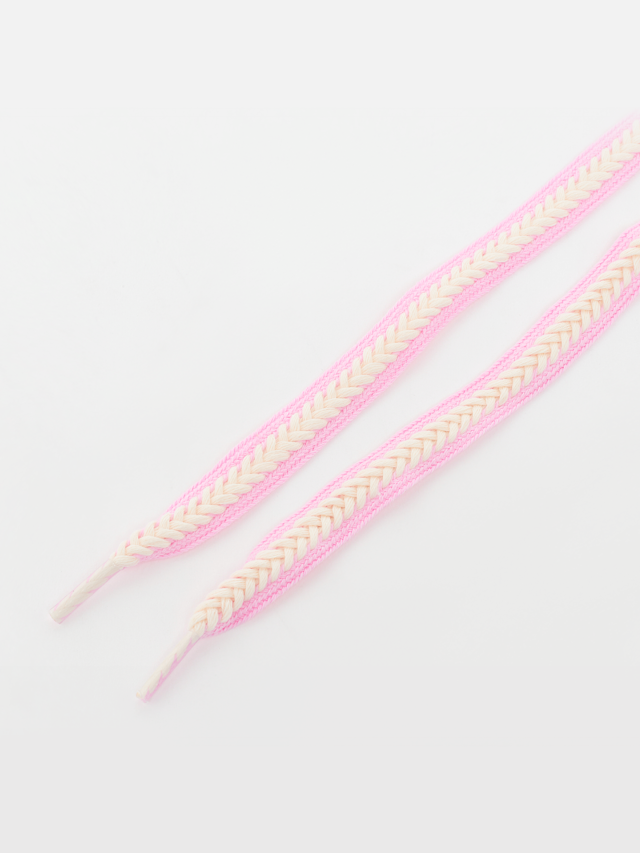 BAGGY, Braid Cord Laces 100cm, beige, Image 2 of 2