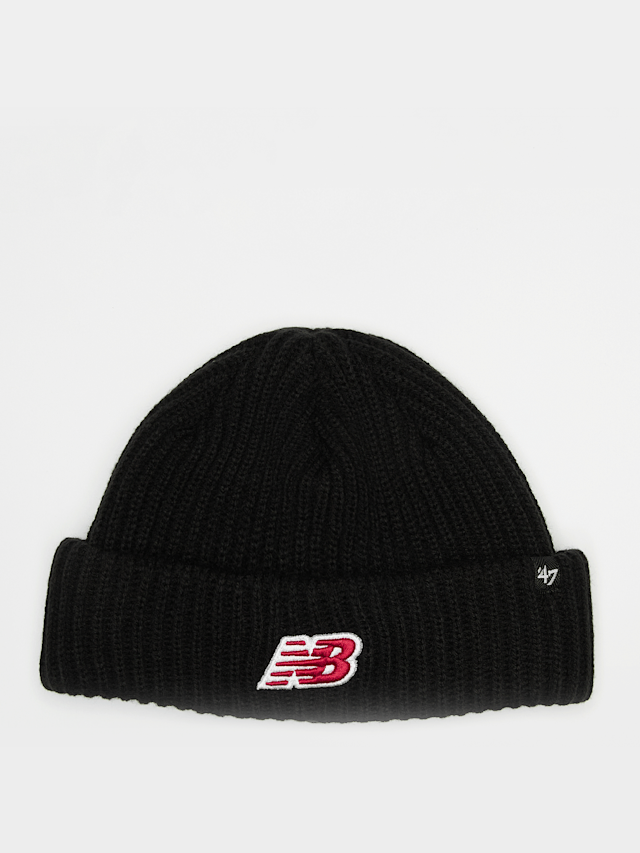 New Balance, '47 Cuff Knit Solid Warf Patch, black, Image 1 of 3
