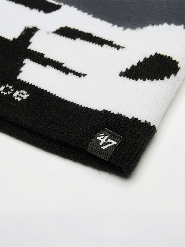 New Balance, Tubular Jacquard Beanie, zwart, Afbeelding 3 van 3