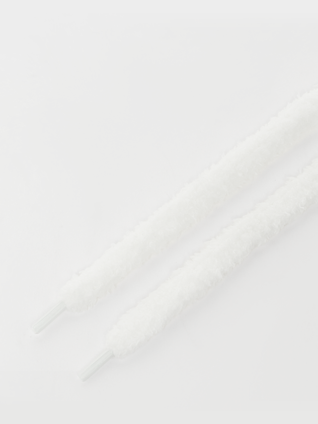 BAGGY, Fat Fuzzy Laces 100cm, white, Image 2 of 2