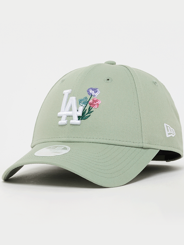 New Era, Female 9Forty Floral Icon MLB Los Angeles Dodgers, green, Image 1 of 4