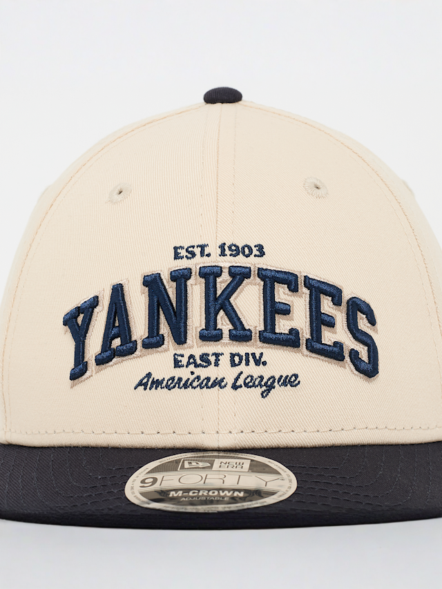 New Era, 9FORTY MC Wordmark MLB New York Yankees, beige, Image 4 of 4