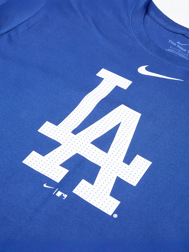 Nike, Los Angeles Dodgers Nike Fuse Large Logo Tee, blue, Image 3 of 3