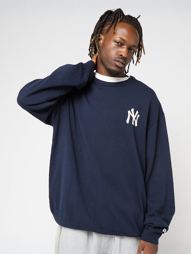 New Era, MLB Essential Knit Sweater New York Yankees, blue, Image 1 of 4