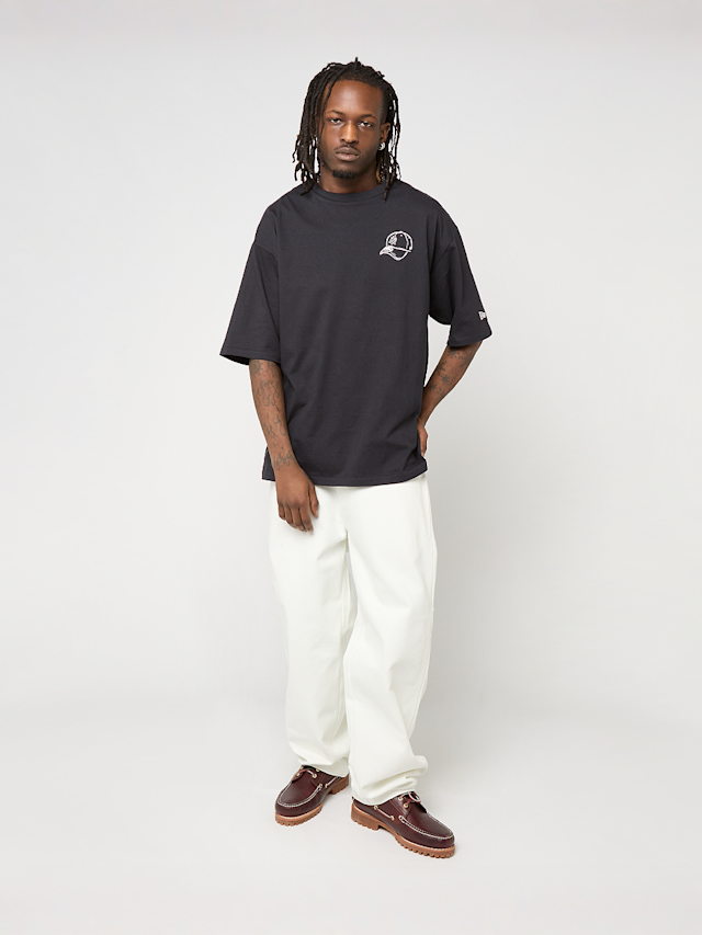 New Era, MLB Baseball Graphic Oversized Tee New York Yankees, black, Image 6 of 6