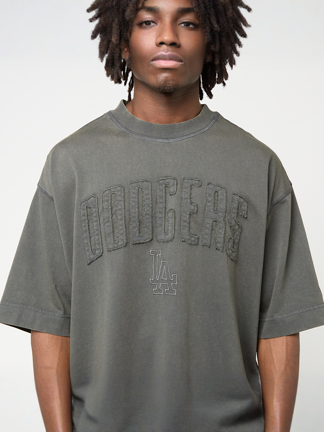 New Era, MLB Baseball Graphic Oversized LA Dodgers Tee, grijs, Afbeelding 3 van 4