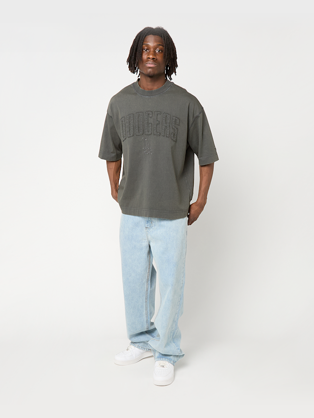 New Era, MLB Baseball Graphic Oversized LA Dodgers Tee, grijs, Afbeelding 4 van 4