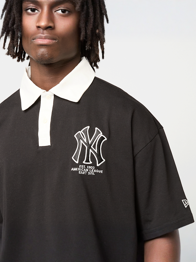 New Era, Oversized Polo New York Yankees, black, Image 3 of 5