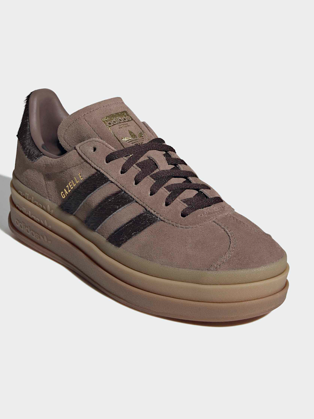 adidas Originals, Gazelle Bold W ash green/off white/gum 2, brown, Image 3 of 8