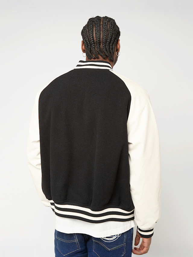 New Era, MLB Varsity Jacket Los Angeles Dodgers, black, Image 2 of 7