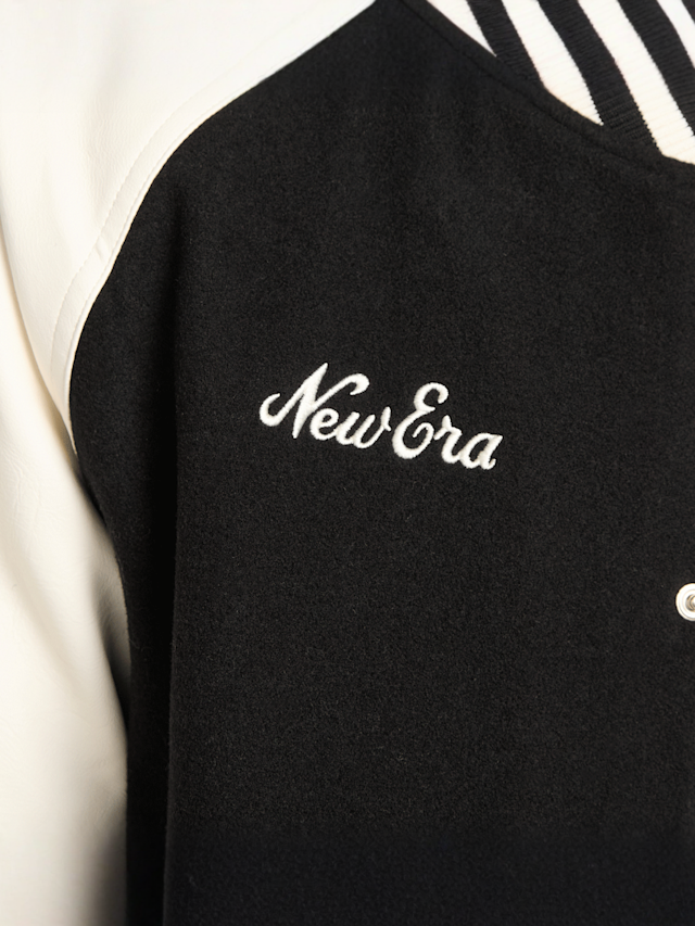 New Era, MLB Varsity Jacket Los Angeles Dodgers, black, Image 4 of 7