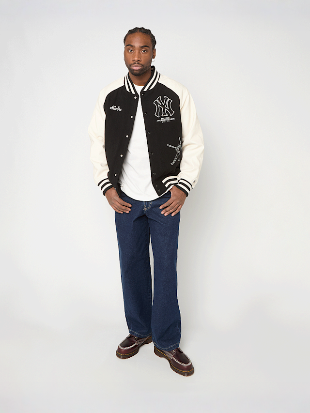 New Era, MLB Varsity Jacket Los Angeles Dodgers, black, Image 7 of 7