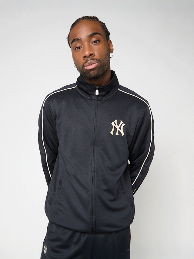 New Era, MLB Piping Track Top New York Yankees, black, Image 1 of 4