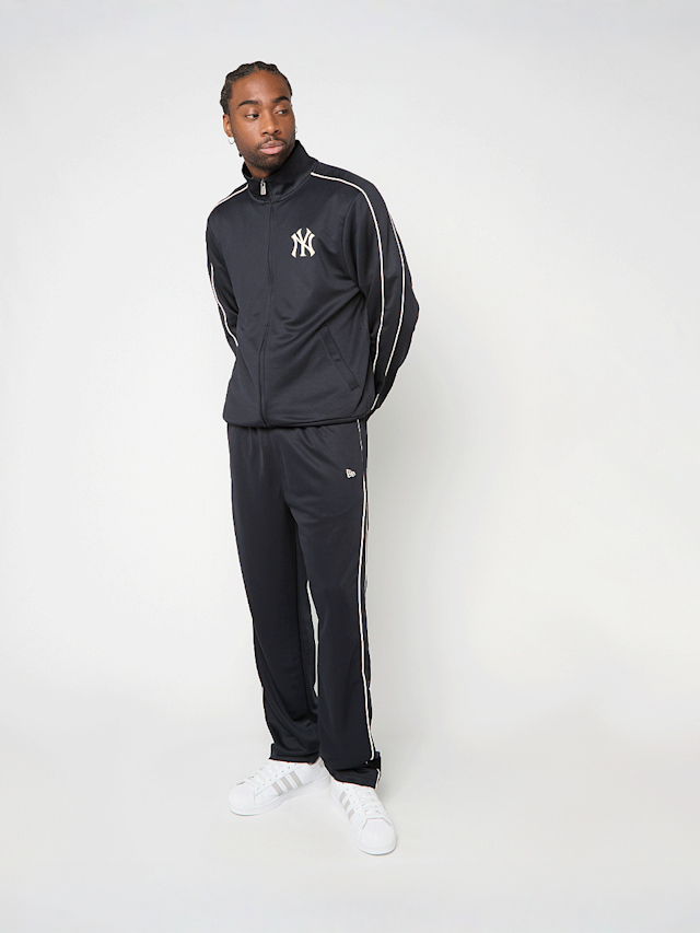 New Era, MLB Piping Track Top New York Yankees, black, Image 4 of 4