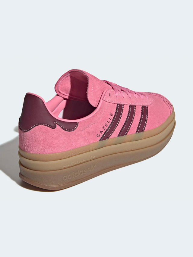 adidas Originals, Gazelle Bold W ash green/off white/gum 2, light pink, Image 4 of 8