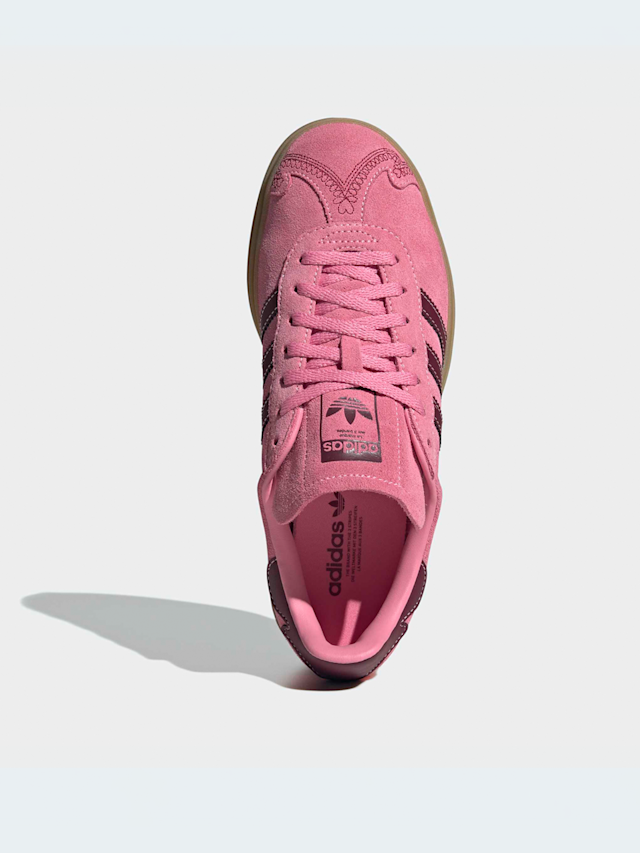 adidas Originals, Gazelle Bold W ash green/off white/gum 2, light pink, Image 6 of 8