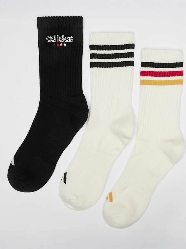 adidas Originals, 3 PACK - Germany DFB 3-Stripes Cushioned Crew Socks, multi-colour, Image 1 of 2